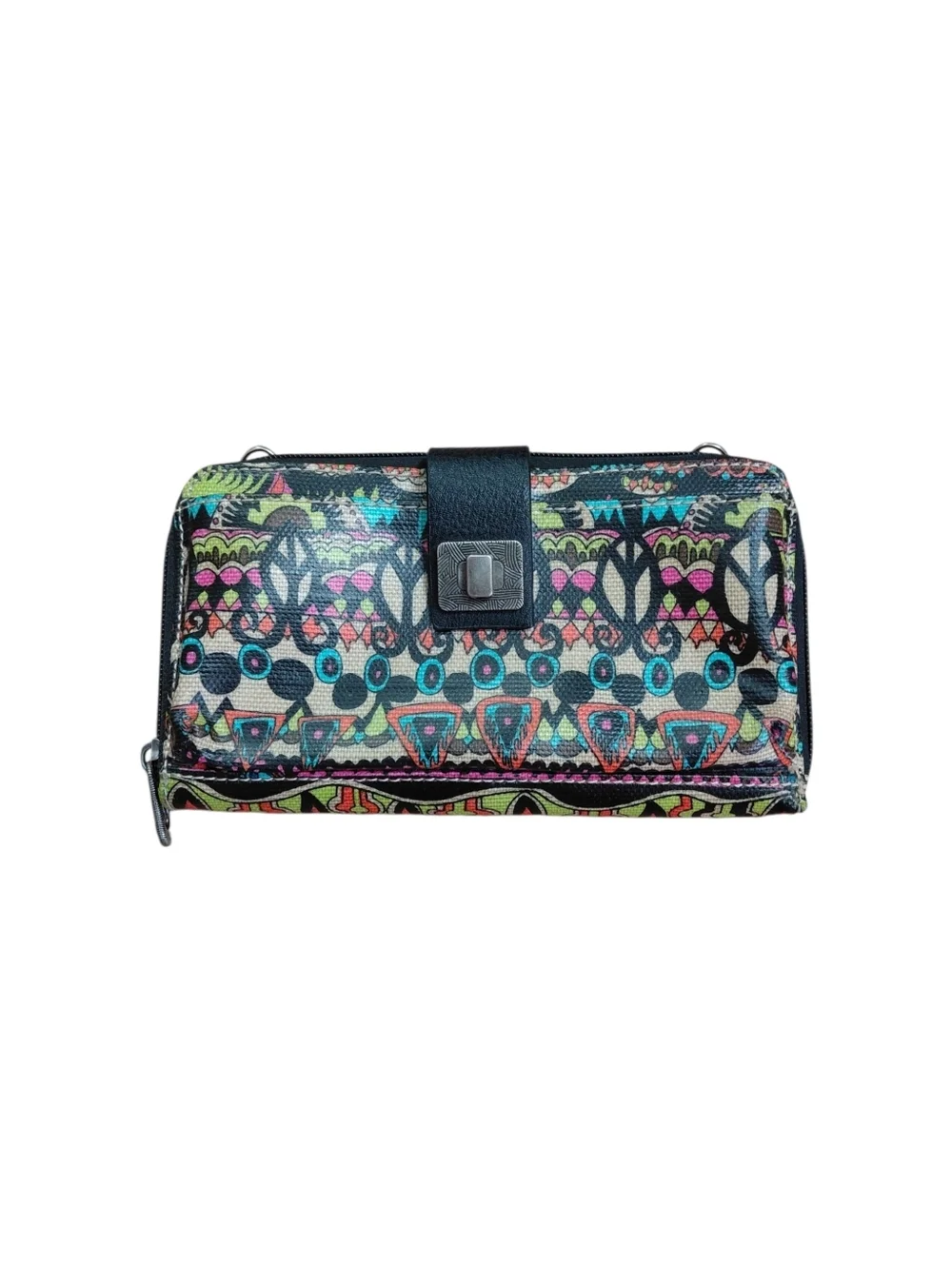 Sakroots Set Of Multicolor Boho Shoulder Bag and Matching Wallet